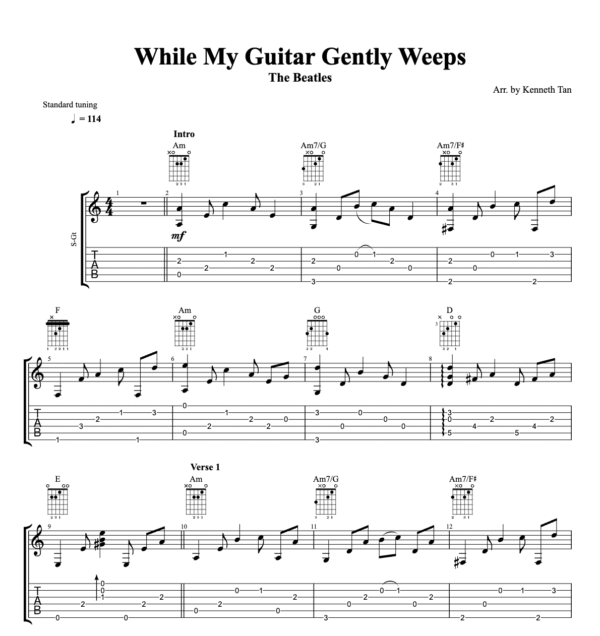 While My Guitar Gently Weeps – The Beatles