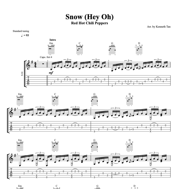 Snow (Hey Oh) – Red Hot Chili Peppers