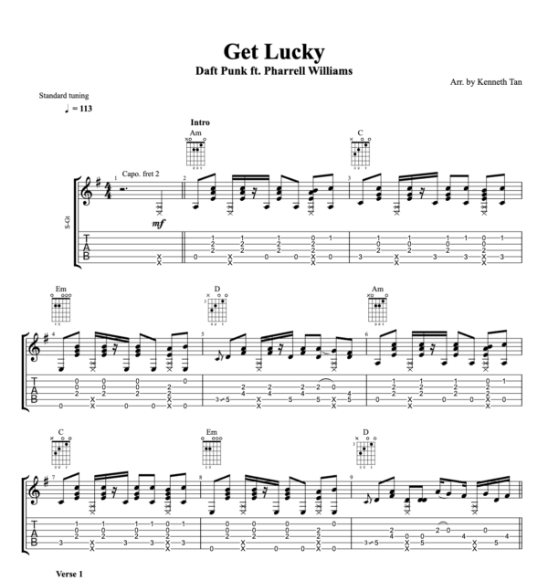 Get Lucky – Daft Punk ft. Pharrell Williams