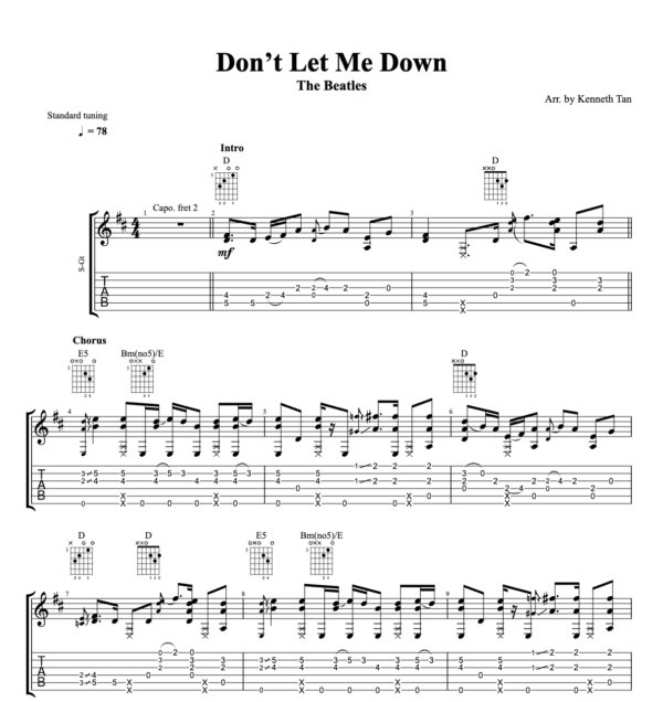 Don’t Let Me Down – The Beatles