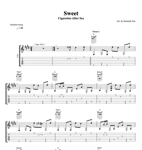 Sweet – Cigarettes After Sex