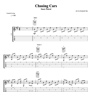 Chasing Cars – Snow Patrol