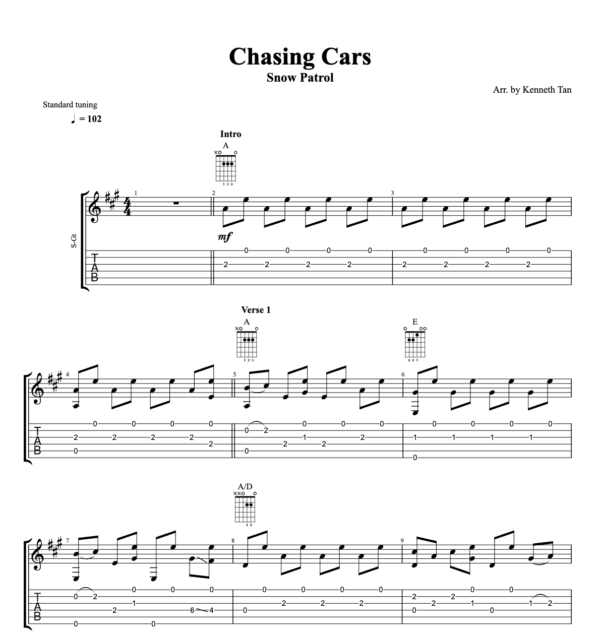 Chasing Cars – Snow Patrol