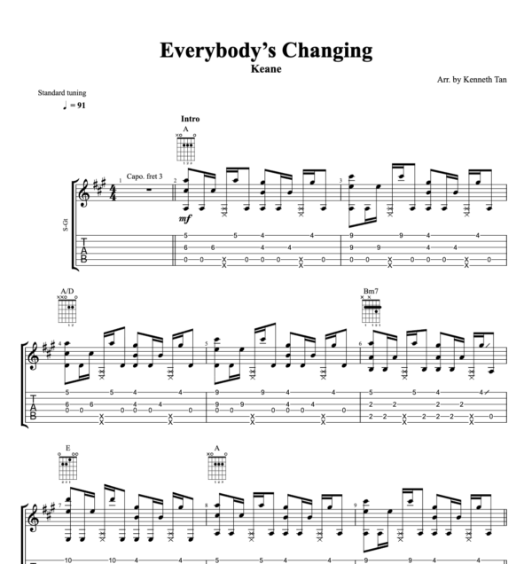 Everybody’s Changing – Keane